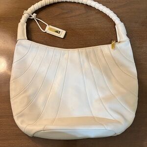 Antonio Melani Elegant White  Hobo Bag